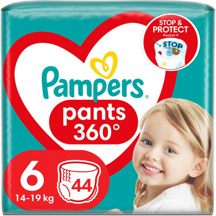 Підгузки-трусики Pampers Pants Розмір 6 (14-19 кг) 44 шт